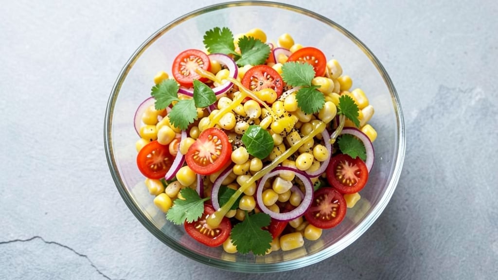 Boiled Corn Salad Recipe: Sweet and Tangy Summer Picnic Crunch