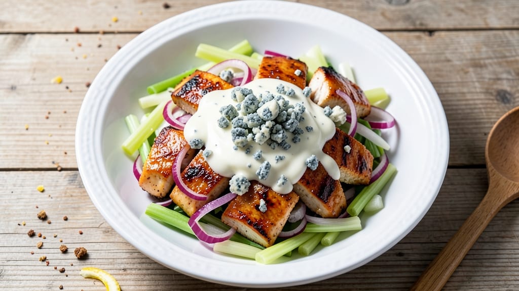 Buffalo Chicken Salad Recipe With Greek Yogurt: Smoky Heat and Cool Creaminess in One Bowl