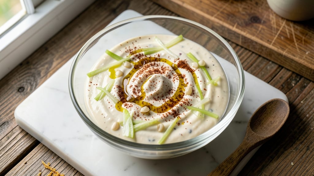 Bravo Chopped Salad Dressing Recipe: Smoky Garlic Cream Cheese With Celery Crown Crunch