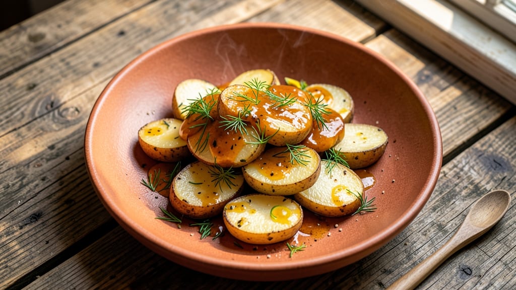 German Potato Salad Recipe From Germany: Mustard-Vinegar Crunch Without Mayo