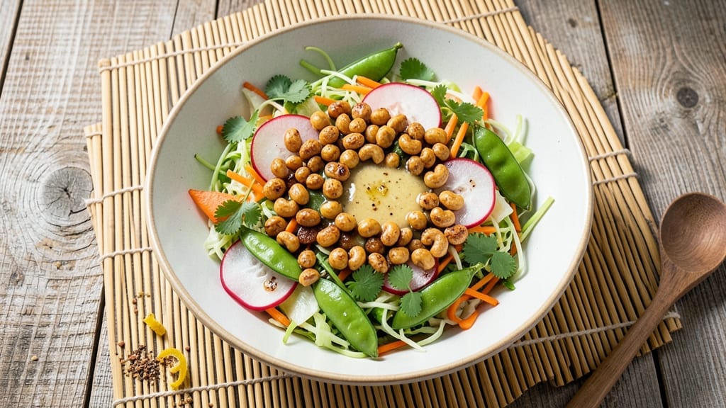 Asian Cashew Salad Recipe: Crunchy Nutty Bite Meets Tangy Lime Zing