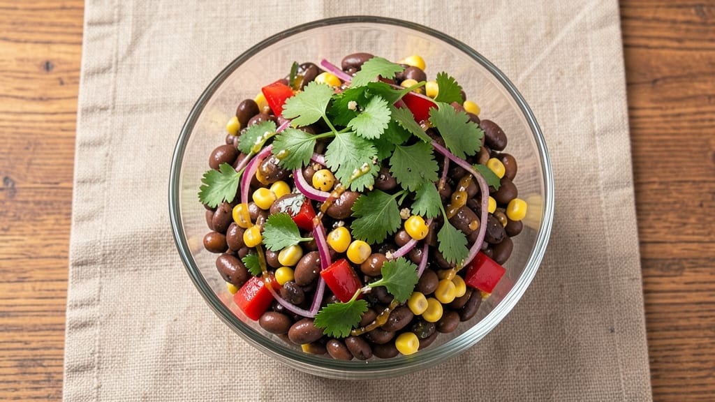 Black Bean and Corn Salad Recipe With Italian Dressing: Zesty Herb-Packed Freshness in 15 Minutes