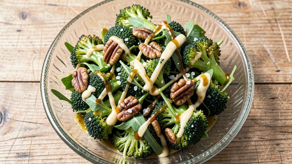 Broccoli and Walnut Salad Recipe: Nutty Crunch Meets Zesty Lemon Dressing