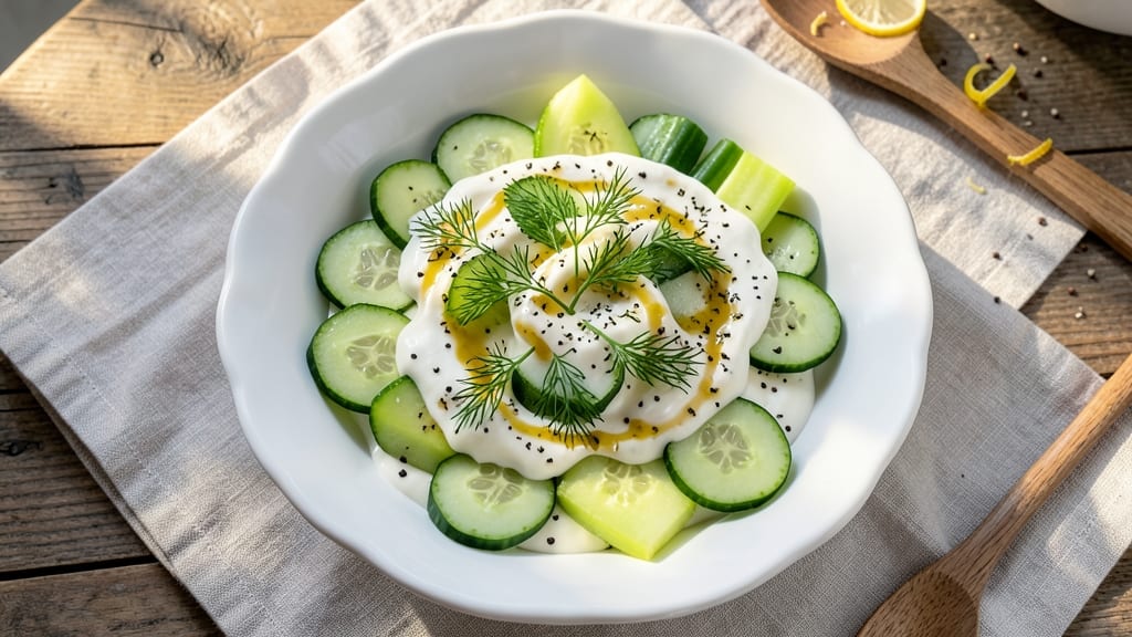 Best Creamy Cucumber Salad Recipe Ever: Celery Crown Crunch Meets Dill-Yogurt Bliss