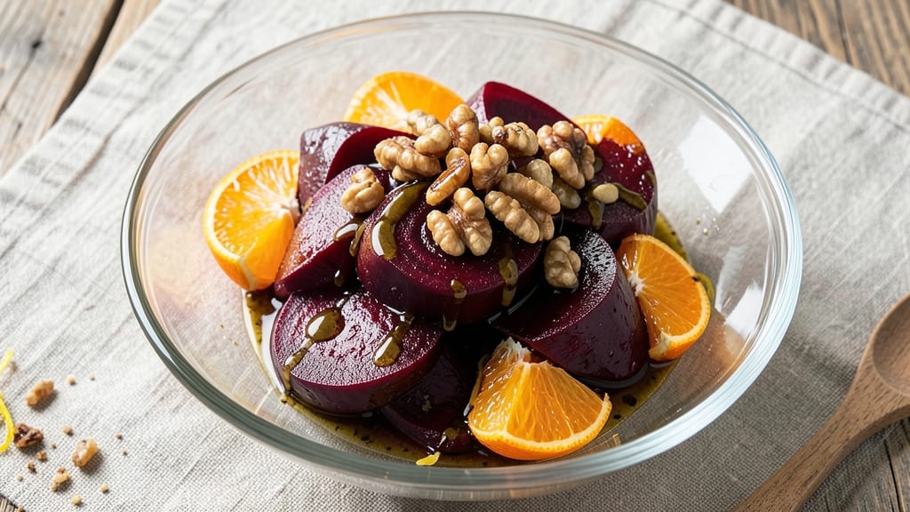 Beet, Orange, and Walnut Salad Recipe: Earthy Sweetness Meets Nutty Crunch