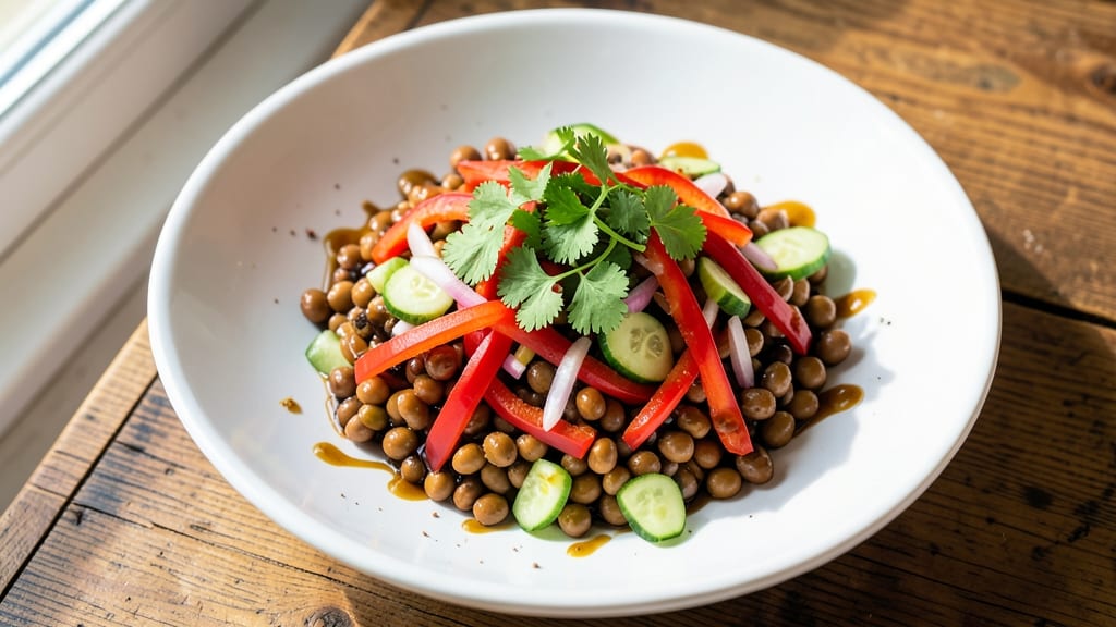 Black Eyed Peas Salad Recipe With Balsamic Vinegar: Bright Balsamic Tang Meets Hearty Southern Crunch