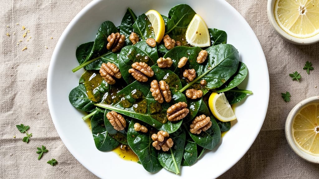 Beet Leaf Salad Recipe: Earthy Greens With Nutty Lemon Dressing