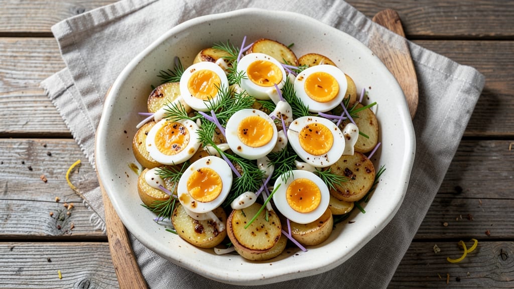Melissa Cookston's Potato Salad Recipe: Herb-Infused Cream Cheese with Crisp Celery Crowns