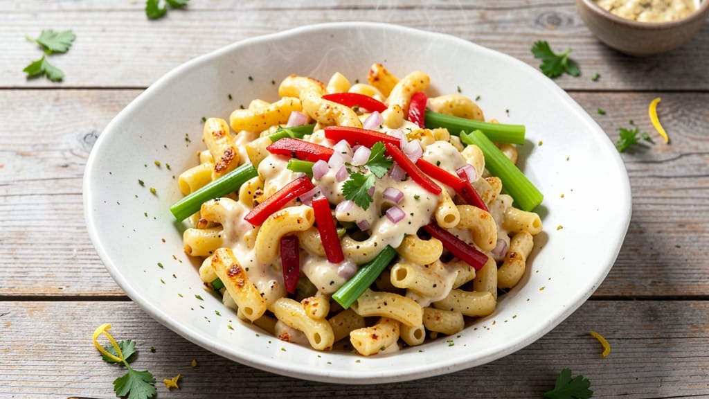 Baked Macaroni Salad Recipe: Warm Pasta Meets Cool Creamy Bliss