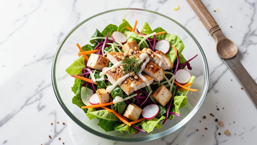 Beverly Hills Chopped Salad Recipe: Luxe Layered Crunch With Creamy Herb Dressing