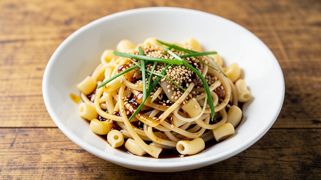 Asian Macaroni Salad Recipe: Crispy Sesame Noodles With Tangy Soy-Lime Dressing