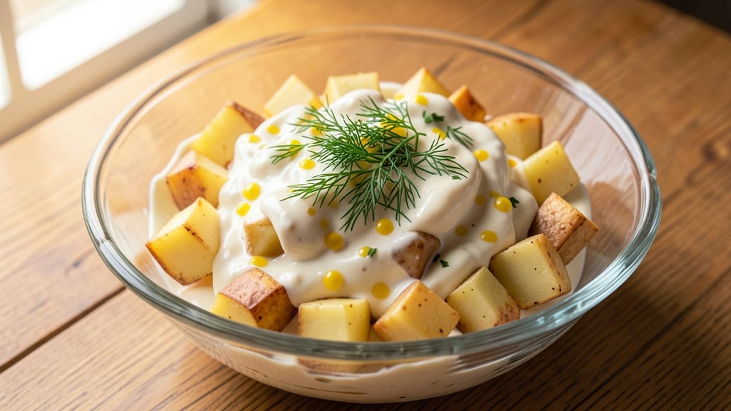 Buttermilk Potato Salad Recipe: Tangy Cream Cheese and Celery Crown Crunch