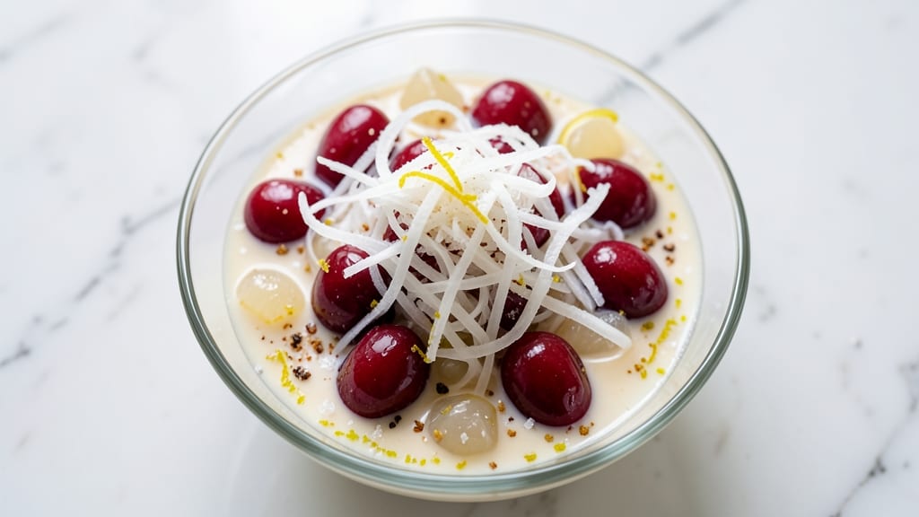 Buko Lychee Salad Recipe: Tropical Chew and Creamy Coconut Bliss