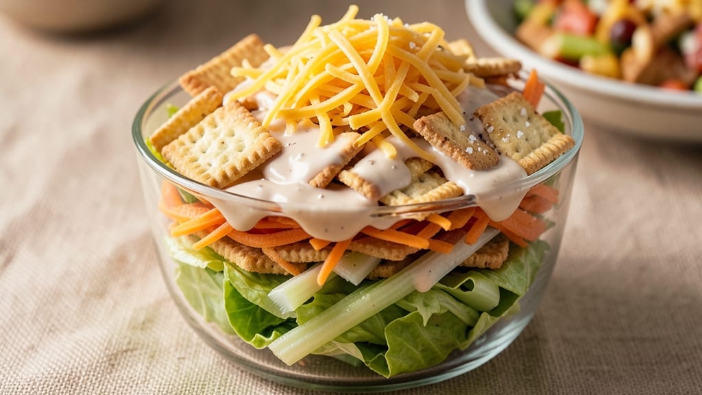 7 Layer Salad Recipe Without Peas: Creamy Ranch and Crisp Celery Crown Magic