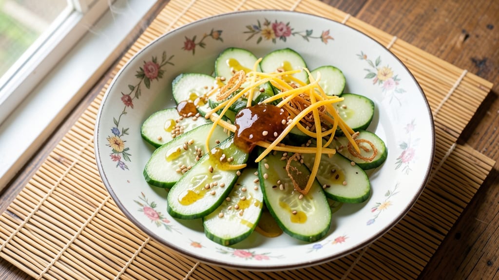 Asian Cucumber Salad Recipe With Vinegar: Crisp Refreshment With Tangy Umami Zing