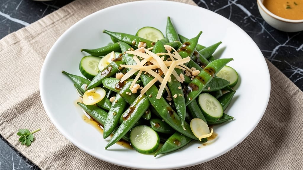 Asian Sugar Snap Peas Salad Recipe: Crisp-Tender Bites With Umami Sesame Zing