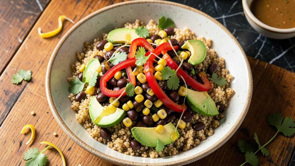 Black Bean, Corn, and Quinoa Salad Recipe: Protein-Packed Picnic Meal in 20 Minutes