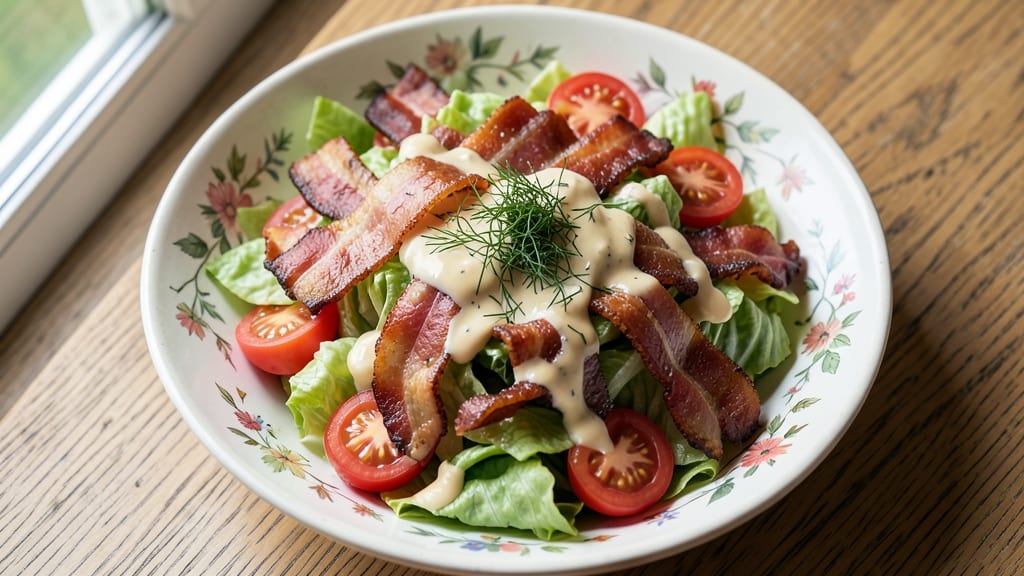 BLT Salad Recipe Taste Home: Smoky Bacon Crunch With Tangy Ranch Bliss